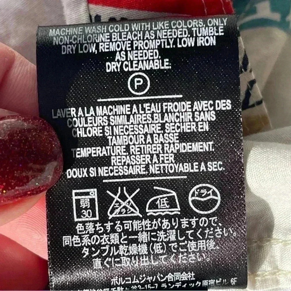 VOLCOM Men's button-down shirt Aloha Shred Medium Skater Surfer - Picture 6 of 7